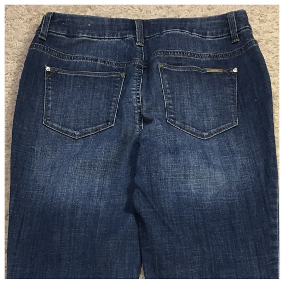 Chico’s FAUX-PEARL GIRLFRIEND ANKLE JEANS - Picture 5 of 10